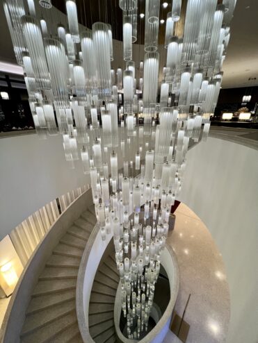 Big chandelier…