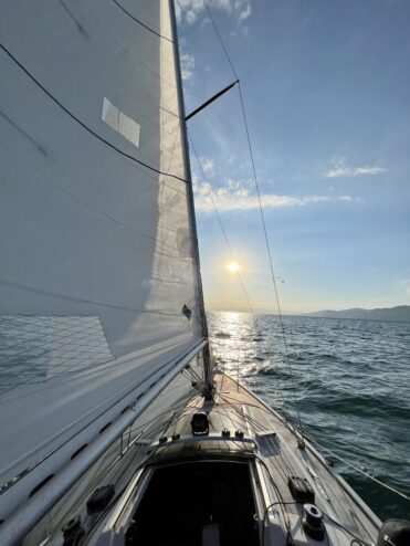 Sailing at last…
